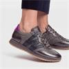 Wonders Towanda Nylon Laced Trainer - Gun Metal
